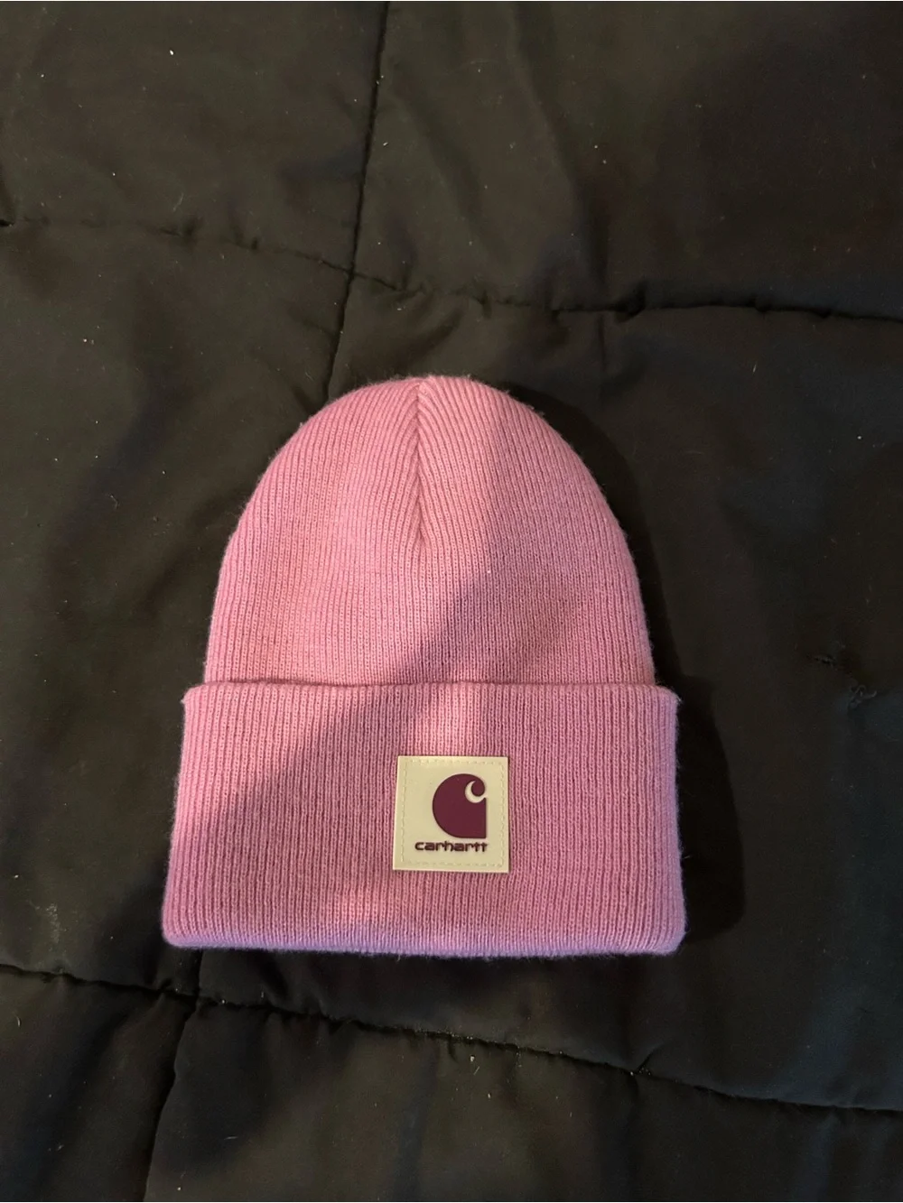 Carhartt Kids Pink Fold-Over Cuffed Beanie